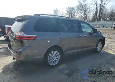 2015 Toyota Sienna Xle из США, поврежденный, VIN 5TDDK3DC3FS127574
